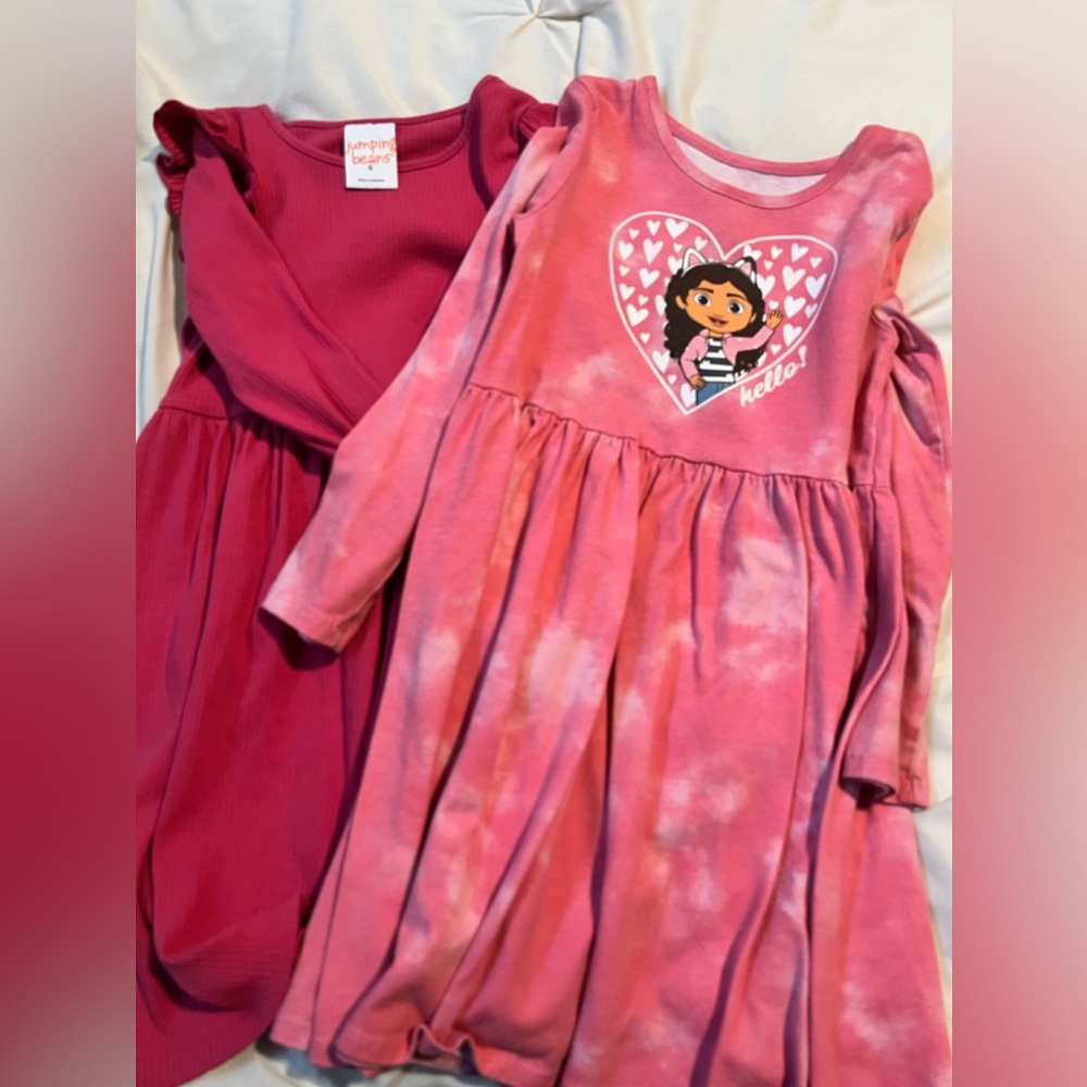 Pink girls Dress Bundle size 6